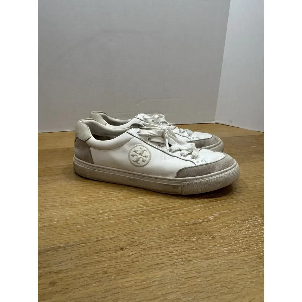 Tory Burch Sneakers White Womens Size 9.5